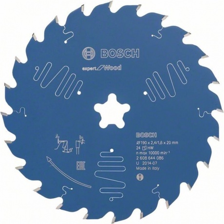 Диск пильный Bosch Expert for Wood 190xFFixx2.4/1.6x24T 2.608.644.086
Диск пильный Bosch Expert for Wood 190xFFixx2.4/1.6x24T 2.608.644.086