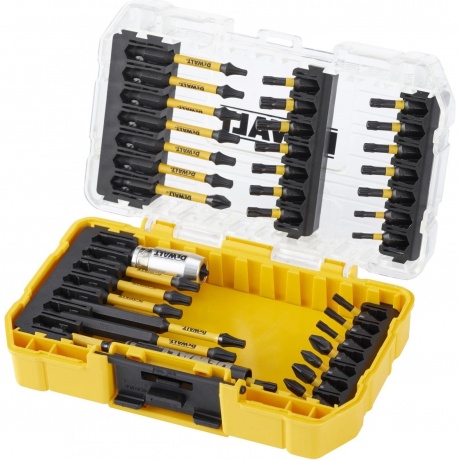 Набор бит DeWalt DT70732T (DT70732T-QZ) (37пред.) для шуруповертов
Набор бит DeWalt DT70732T (DT70732T-QZ) (37пред.) для шуруповертов