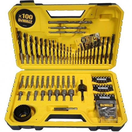 Набор бит и сверл DeWalt DT71563-QZ по дер/мет/бет (100пред.) для шурупов/дрелей/перф
Набор бит и сверл DeWalt DT71563-QZ по дер/мет/бет (100пред.) для шурупов/дрелей/перф