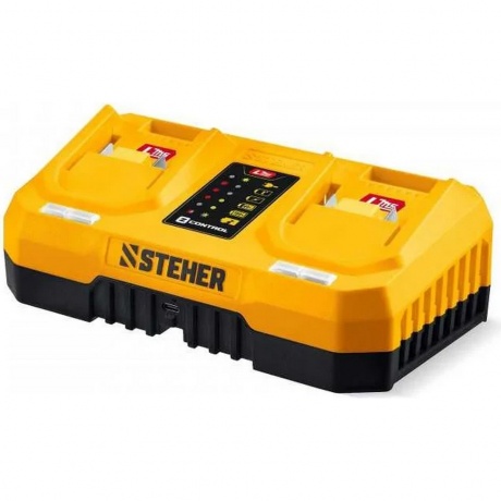 Зарядное устройство STEHER 20 В, 2 порта, 2 х 3 А, для LMS АКБ (CH-20-26)
Зарядное устройство STEHER 20 В, 2 порта, 2 х 3 А, для LMS АКБ (CH-20-26)