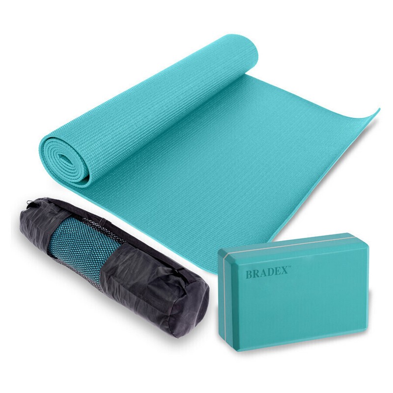 Коврик для йоги 173*61*0,3 см и блок, бирюзовый SF 0809, чехол и переноска в подарок ()
Коврик для йоги 173*61*0,3 см и блок, бирюзовый SF 0809, чехол и переноска в подарок ()