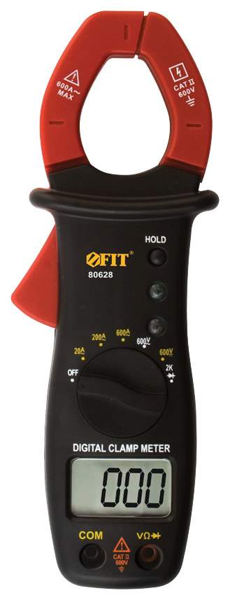 Клещи токоизмерительные FIT 80628, 0,1 мВ-600 В
Клещи токоизмерительные FIT 80628, 0,1 мВ-600 В