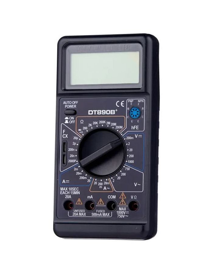 Мультиметр DT 890 B+
Мультиметр DT 890 B+