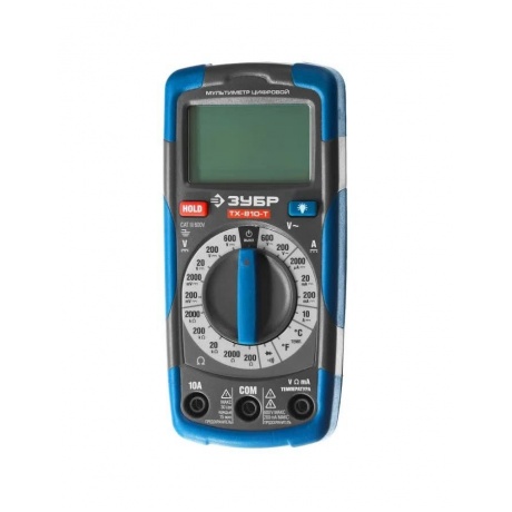 Мультиметр цифровой Зубр ТХ-810-Т 59810
Мультиметр цифровой Зубр ТХ-810-Т 59810