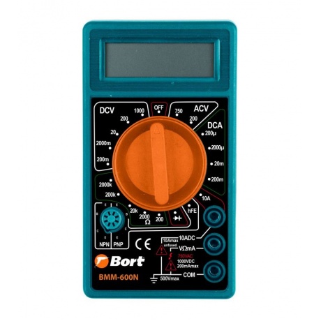 Мультиметр Bort BMM-600N
Мультиметр Bort BMM-600N