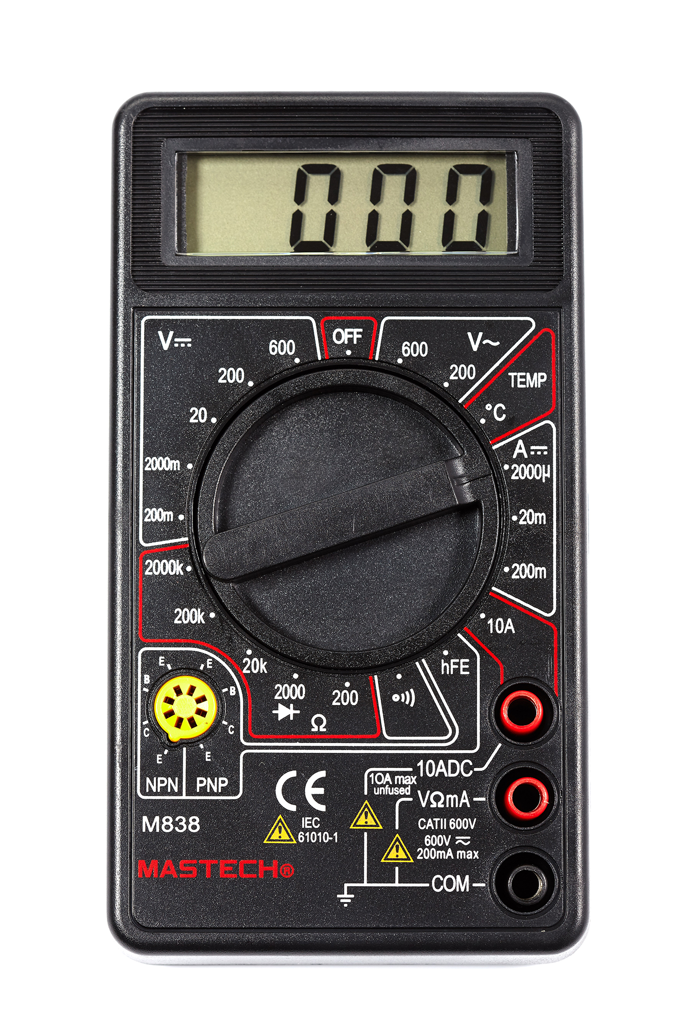 Мультиметр Mastech M838
Мультиметр Mastech M838