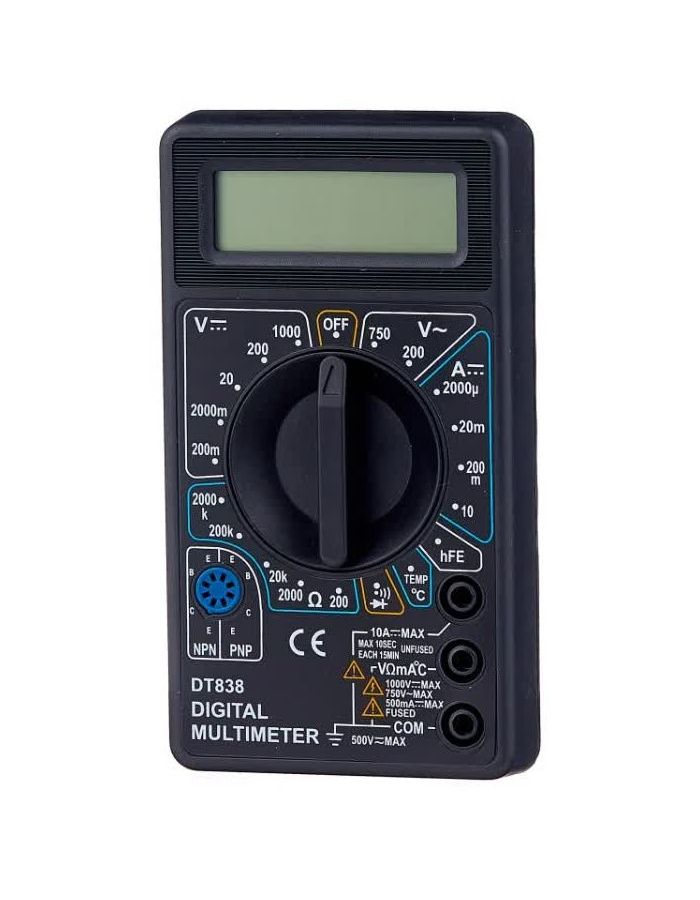 Мультиметр Ресанта DT 838
Мультиметр Ресанта DT 838