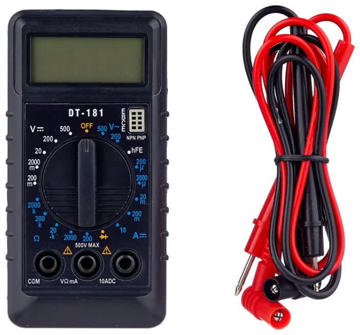 Мультиметр Ресанта DT 181
Мультиметр Ресанта DT 181