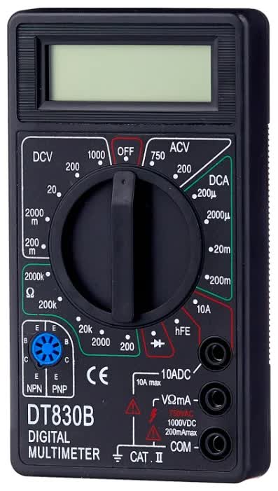 Мультиметр Kromatech DT-830B 58149b001
Мультиметр Kromatech DT-830B 58149b001