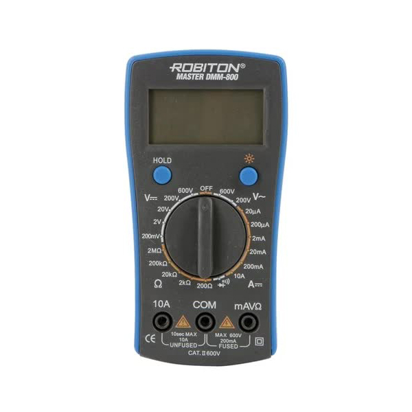 Мультиметр Robiton Master DMM-800 13356 Black
Мультиметр Robiton Master DMM-800 13356 Black