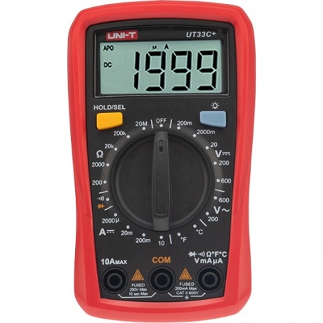 Мультиметр UNI-T UT33C+
Мультиметр UNI-T UT33C+