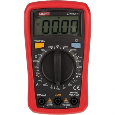 Мультиметр UNI-T UT33B+
Мультиметр UNI-T UT33B+