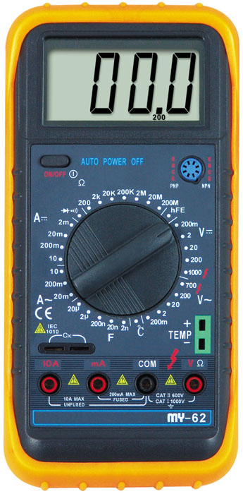 Мультиметр S-Line MY-62
Мультиметр S-Line MY-62