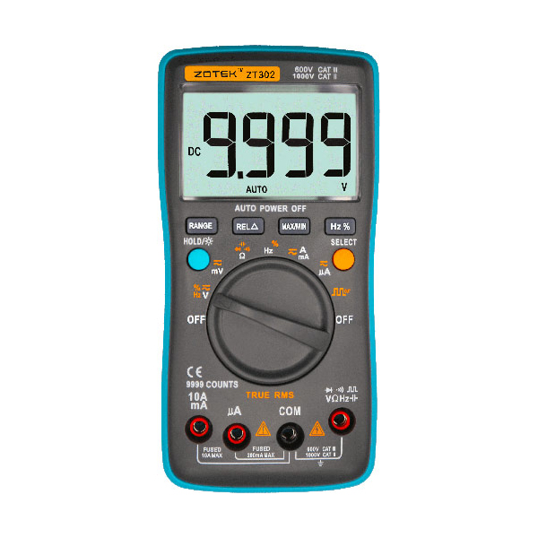 Мультиметр Zotek ZT302
Мультиметр Zotek ZT302