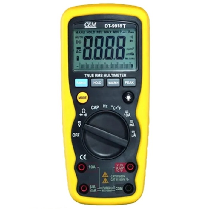 Мультиметр цифровой CEM DT-9918T
Мультиметр цифровой CEM DT-9918T