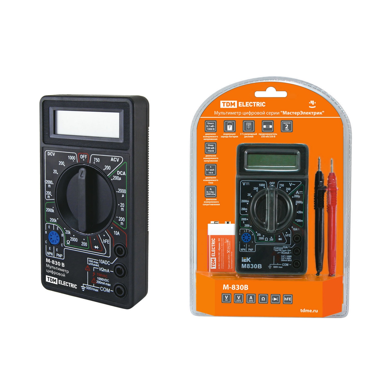 Мультиметр постоянного и переменного напряжения и тока TDM SQ1005-0001
Мультиметр постоянного и переменного напряжения и тока TDM SQ1005-0001