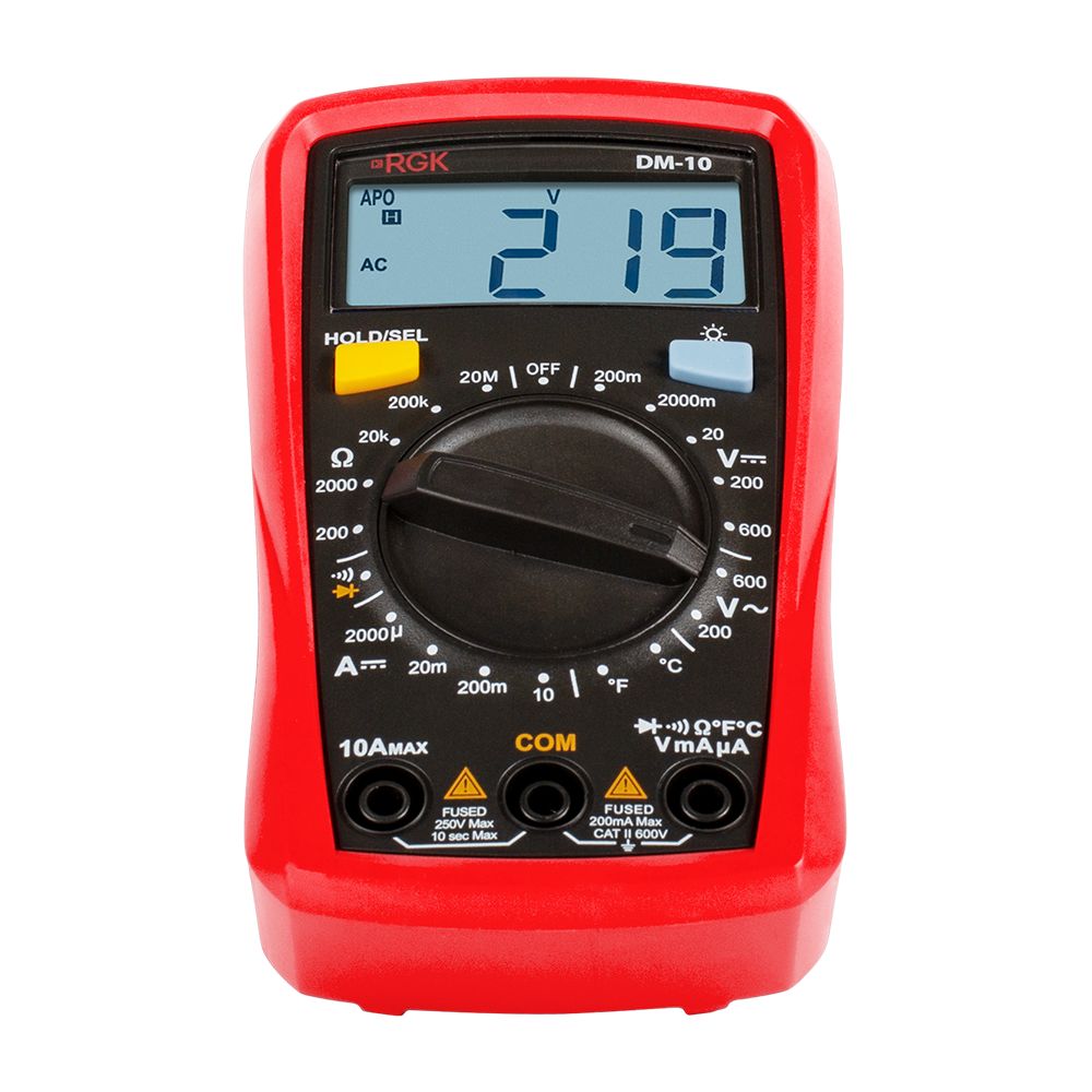 Мультиметр RGK DM-10
Мультиметр RGK DM-10