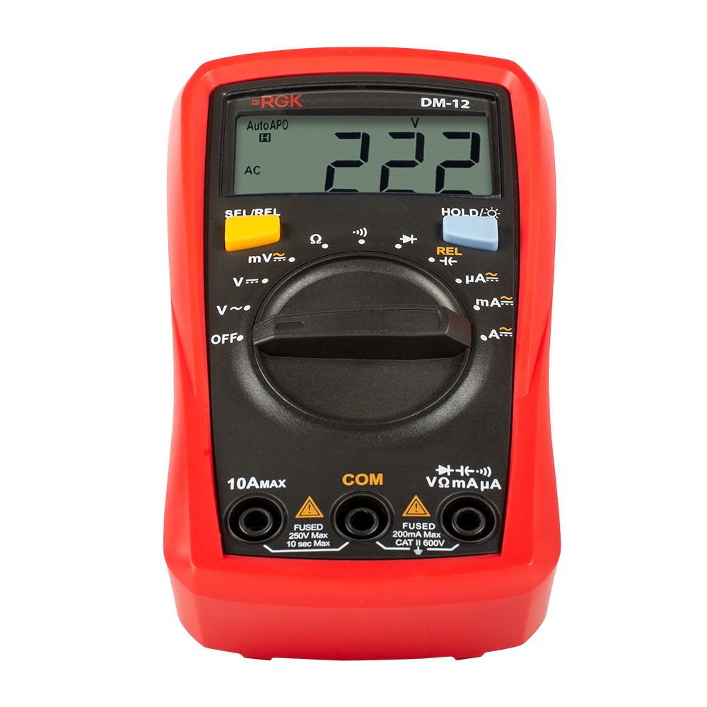 Мультиметр RGK DM-12
Мультиметр RGK DM-12