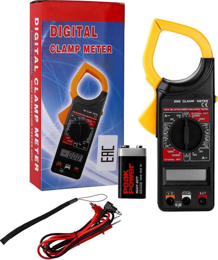Токоизмерительные клещи 266 DEKO DKCM266
Токоизмерительные клещи 266 DEKO DKCM266