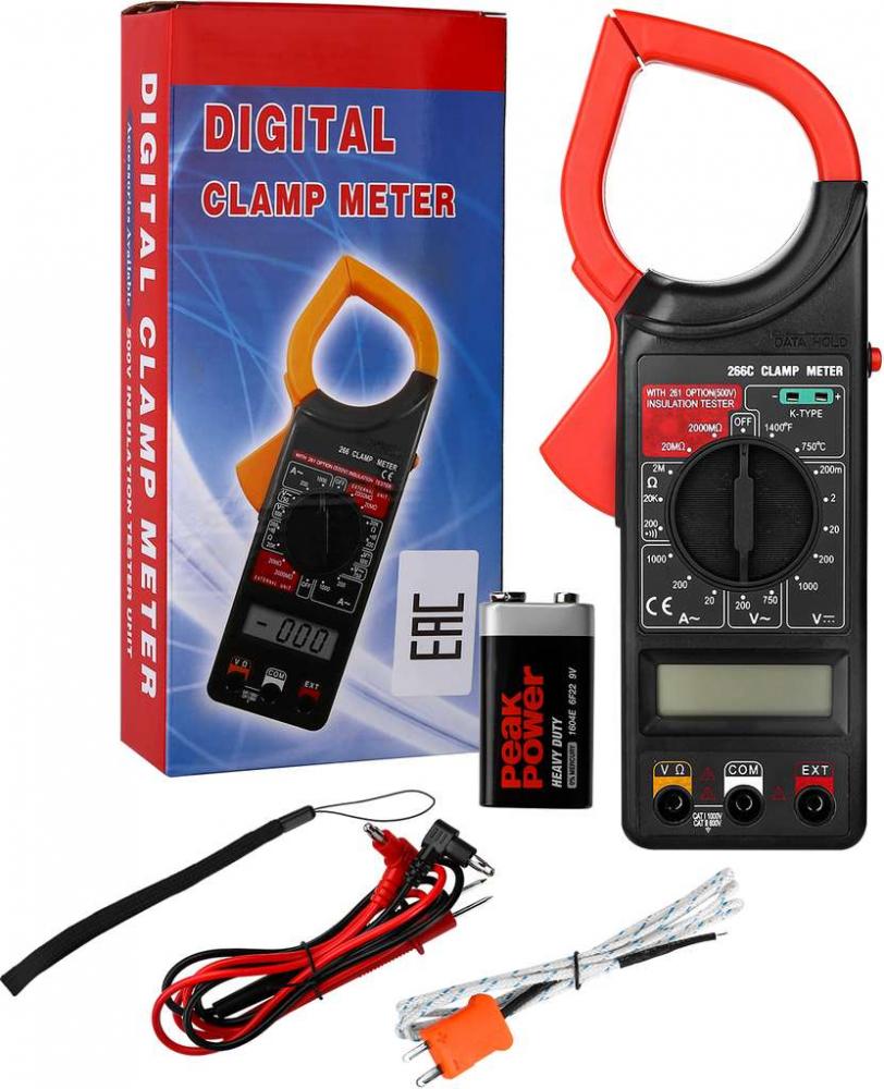 Токоизмерительные клещи 266С DEKO DKCM266С
Токоизмерительные клещи 266С DEKO DKCM266С