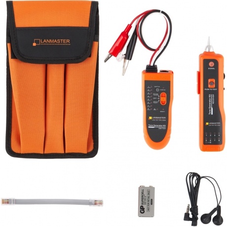 Тестер Lanmaster LAN-TST-TPK-300N оранжевый/черный
Тестер Lanmaster LAN-TST-TPK-300N оранжевый/черный