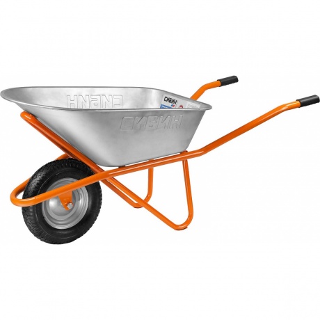 Тачка строительная одноколесная СИБИН СТ-12, 90 л, 180 кг, (39904)
Тачка строительная одноколесная СИБИН СТ-12, 90 л, 180 кг, (39904)