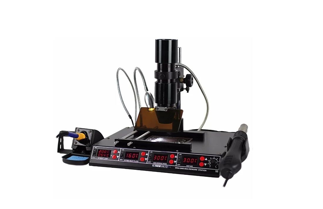 Станция паяльная Element 862D++
Станция паяльная Element 862D++