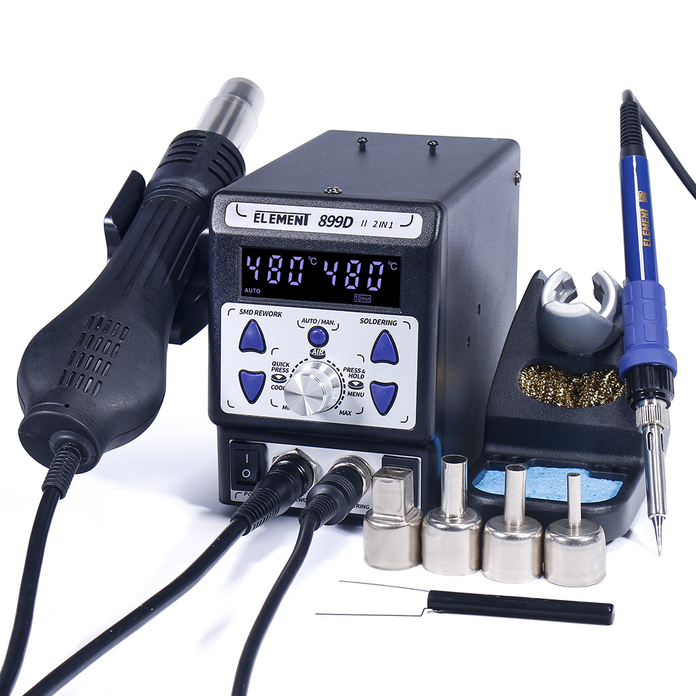 Станция паяльная Element 899DII
Станция паяльная Element 899DII