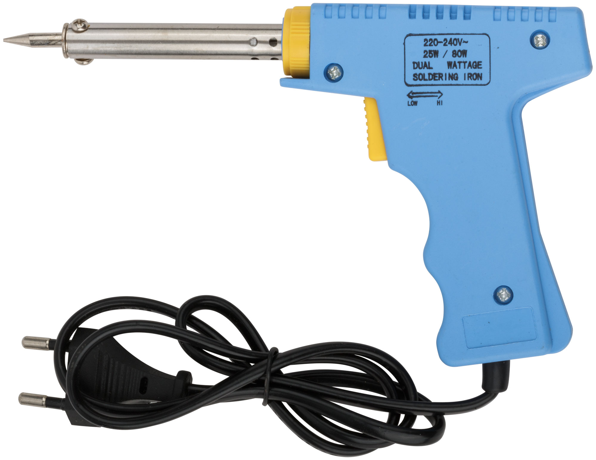 Паяльник MOS пистолетный 25-80 Вт 60474М
Паяльник MOS пистолетный 25-80 Вт 60474М