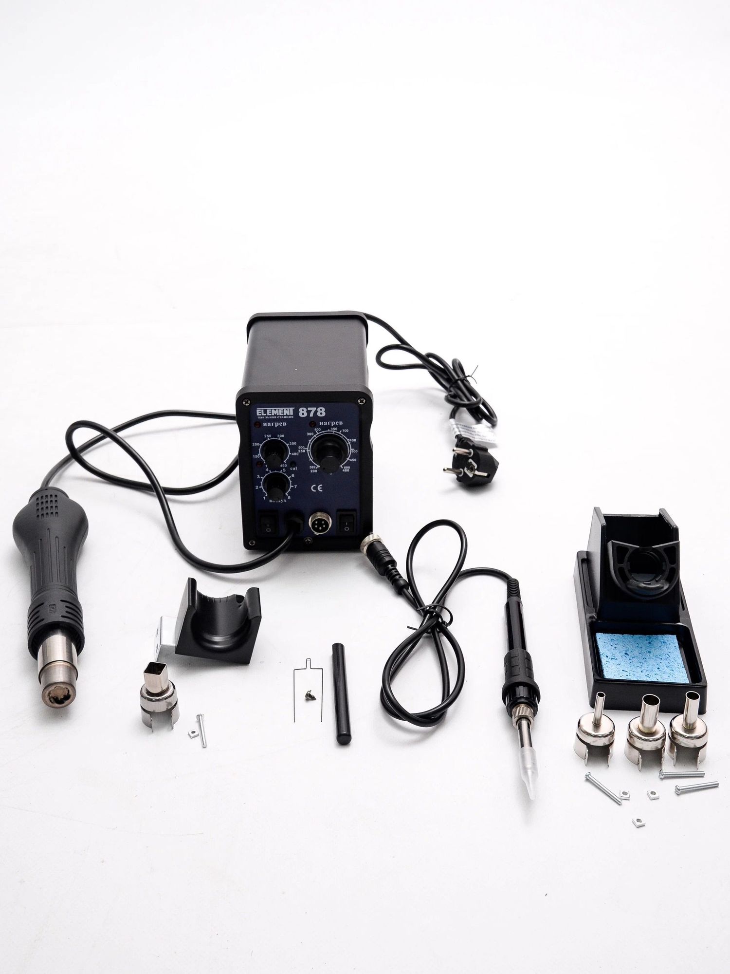 Станция паяльная Element 878 (15298) хорошее состояние
Станция паяльная Element 878 (15298) хорошее состояние