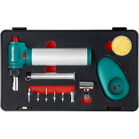 Газовый паяльник KRAFTOOL Multi torch, 30 - 150 Вт, 1300°С, набор 8 в 1: горелка, фен, пьезоподжиг, (55506-H8)
Газовый паяльник KRAFTOOL Multi torch, 30 - 150 Вт, 1300°С, набор 8 в 1: горелка, фен, пьезоподжиг, (55506-H8)