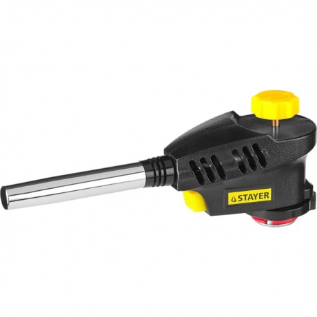 Горелка газовая STAYER ProTerm Turbo PG400, 1300°C, с пьезоподжигом на баллон с цанговым соединением(55582)
Горелка газовая STAYER ProTerm Turbo PG400, 1300°C, с пьезоподжигом на баллон с цанговым соединением(55582)