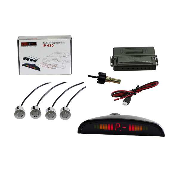 Парктроник INTERPOWER IP-430 (4 датчика) silver
Парктроник INTERPOWER IP-430 (4 датчика) silver
