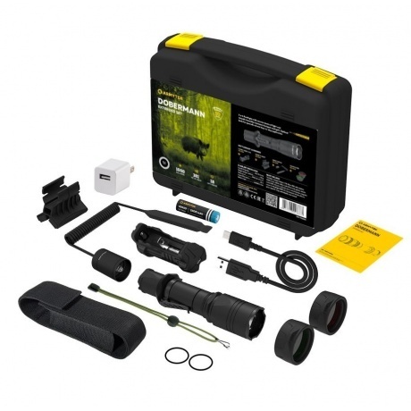 Фонарь светодиодный тактический Armytek Dobermann Extended Set (Набор), холодный свет, аккумулятор
Фонарь светодиодный тактический Armytek Dobermann Extended Set (Набор), холодный свет, аккумулятор