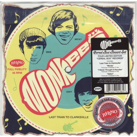 The Monkees - Cereal Box Records (V7) (Box) (0081227949846) виниловая пластинка
The Monkees - Cereal Box Records (V7) (Box) (0081227949846) виниловая пластинка