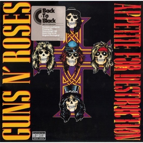 Guns N' Roses - Appetite For Destruction (0720642414811) виниловая пластинка
Guns N' Roses - Appetite For Destruction (0720642414811) виниловая пластинка
