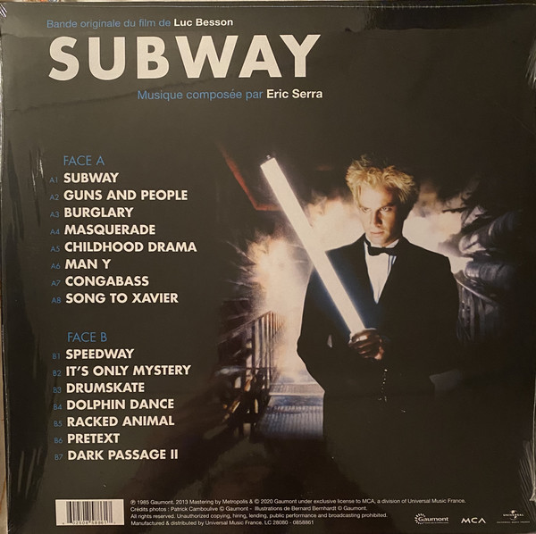 Виниловая пластинка OST, Subway (Eric Serra) (0602508588617)
Виниловая пластинка OST, Subway (Eric Serra) (0602508588617)