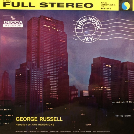 George Russell - New York, N.Y. (Analogue, Acoustic Sounds) (0602435120935) виниловая пластинка
George Russell - New York, N.Y. (Analogue, Acoustic Sounds) (0602435120935) виниловая пластинка