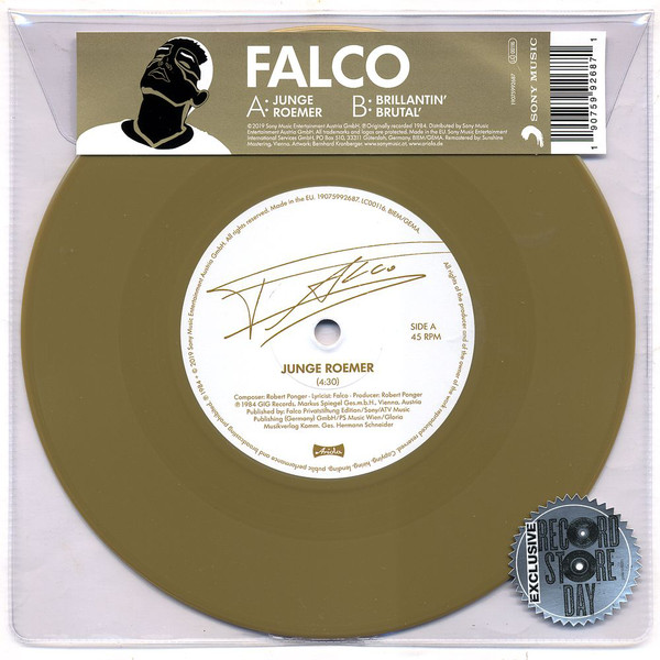 0190759926871, Виниловая Пластинка Falco, Junge Roemer
0190759926871, Виниловая Пластинка Falco, Junge Roemer