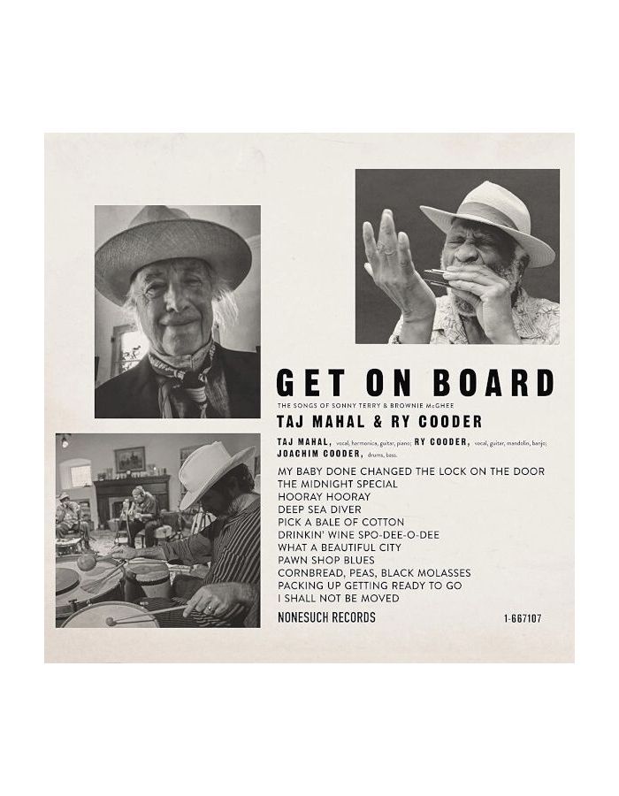 Виниловая Пластинка Mahal, Taj / Cooder, Ry, Get On Board (0075597913552)
Виниловая Пластинка Mahal, Taj / Cooder, Ry, Get On Board (0075597913552)