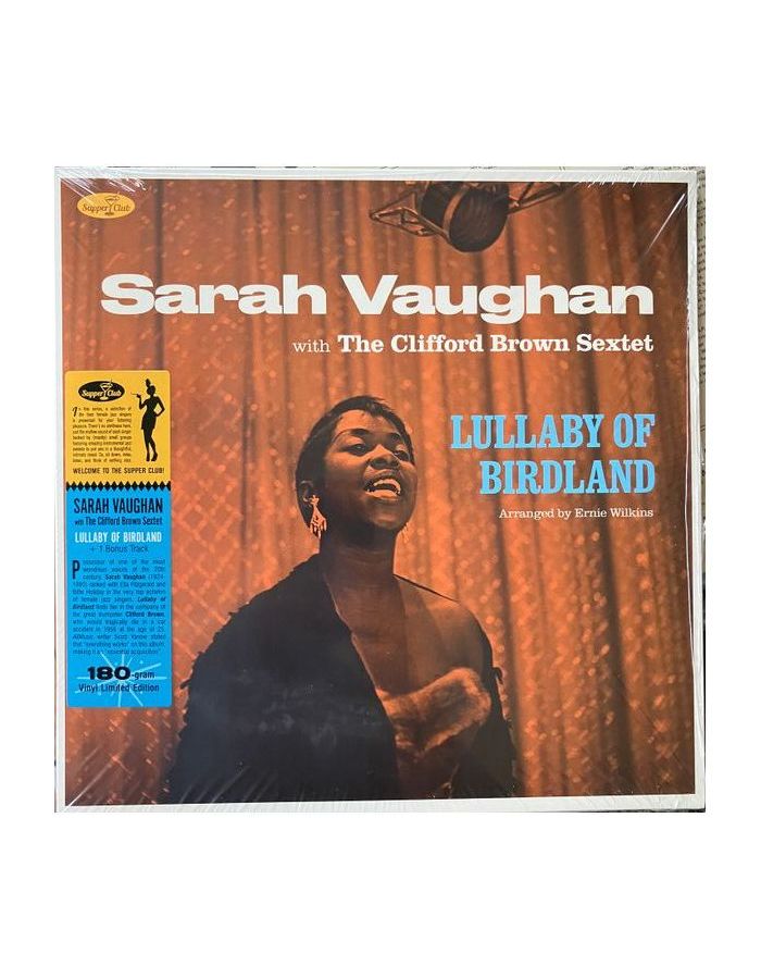 8435723700319, Виниловая пластинка Vaughan, Sarah, Lullaby Of Birdland
8435723700319, Виниловая пластинка Vaughan, Sarah, Lullaby Of Birdland