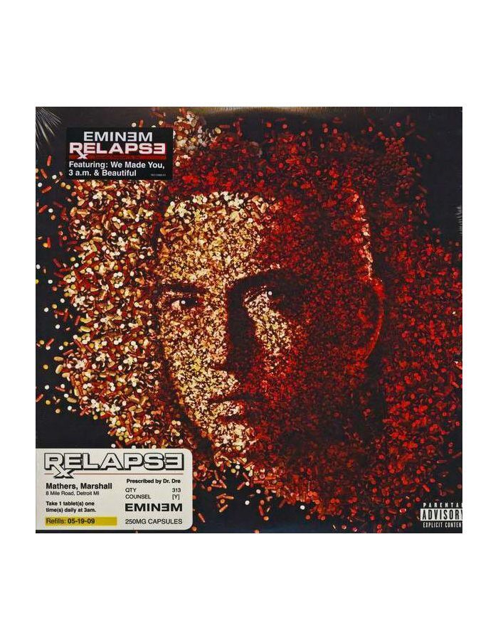 0602527056388, Виниловая пластинка Eminem, Relapse
0602527056388, Виниловая пластинка Eminem, Relapse