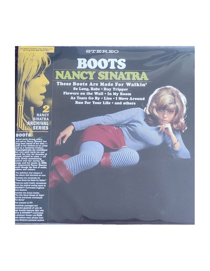 Виниловая пластинка Sinatra, Nancy, Boots (0826853019712)
Виниловая пластинка Sinatra, Nancy, Boots (0826853019712)