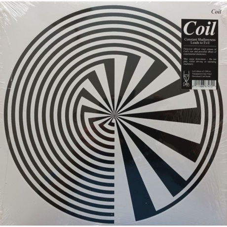 Coil - Constant Shallowness Leads To Evil (coloured) (0011586674714) виниловая пластинка
Coil - Constant Shallowness Leads To Evil (coloured) (0011586674714) виниловая пластинка