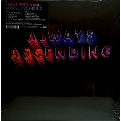 Franz Ferdinand - Always Ascending (0887828040810) виниловая пластинка
Franz Ferdinand - Always Ascending (0887828040810) виниловая пластинка