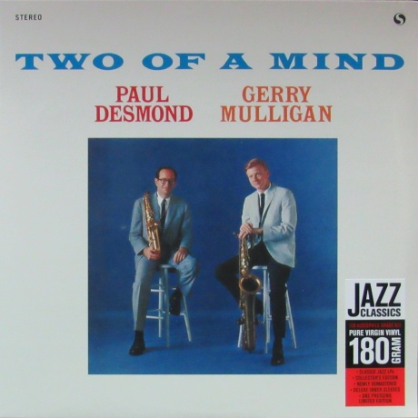 Paul Desmond & Gerry Mulligan - Two Of A Mind (Analogue) (4260019714527) виниловая пластинка
Paul Desmond & Gerry Mulligan - Two Of A Mind (Analogue) (4260019714527) виниловая пластинка