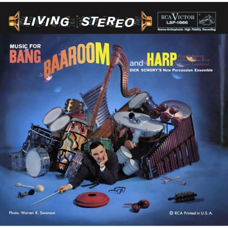 Dick Schory's New Percussion Ensemble - Music For Bang, Baaroom And Harp (Analogue) (0753088186615) виниловая пластинка
Dick Schory's New Percussion Ensemble - Music For Bang, Baaroom And Harp (Analogue) (0753088186615) виниловая пластинка