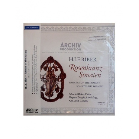 Eduard Melkus - Biber: Sonatas Of The Rosary (Analogue) (8808678161663) виниловая пластинка
Eduard Melkus - Biber: Sonatas Of The Rosary (Analogue) (8808678161663) виниловая пластинка