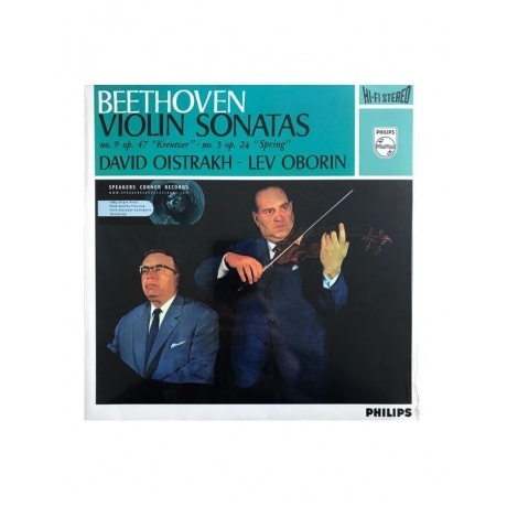 4260019710758, Oistrakh, David; Oborin, Lev, Beethoven: Violin Sonatas Nos. 5 & 9 (Analogue) виниловая пластинка
4260019710758, Oistrakh, David; Oborin, Lev, Beethoven: Violin Sonatas Nos. 5 & 9 (Analogue) виниловая пластинка
