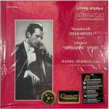 Daniel Shafran - Shostakovich: Cello Sonata/ Schubert: ''Arpeggione" Sonata (Analogue) (0753088255311) виниловая пластинка
Daniel Shafran - Shostakovich: Cello Sonata/ Schubert: ''Arpeggione" Sonata (Analogue) (0753088255311) виниловая пластинка